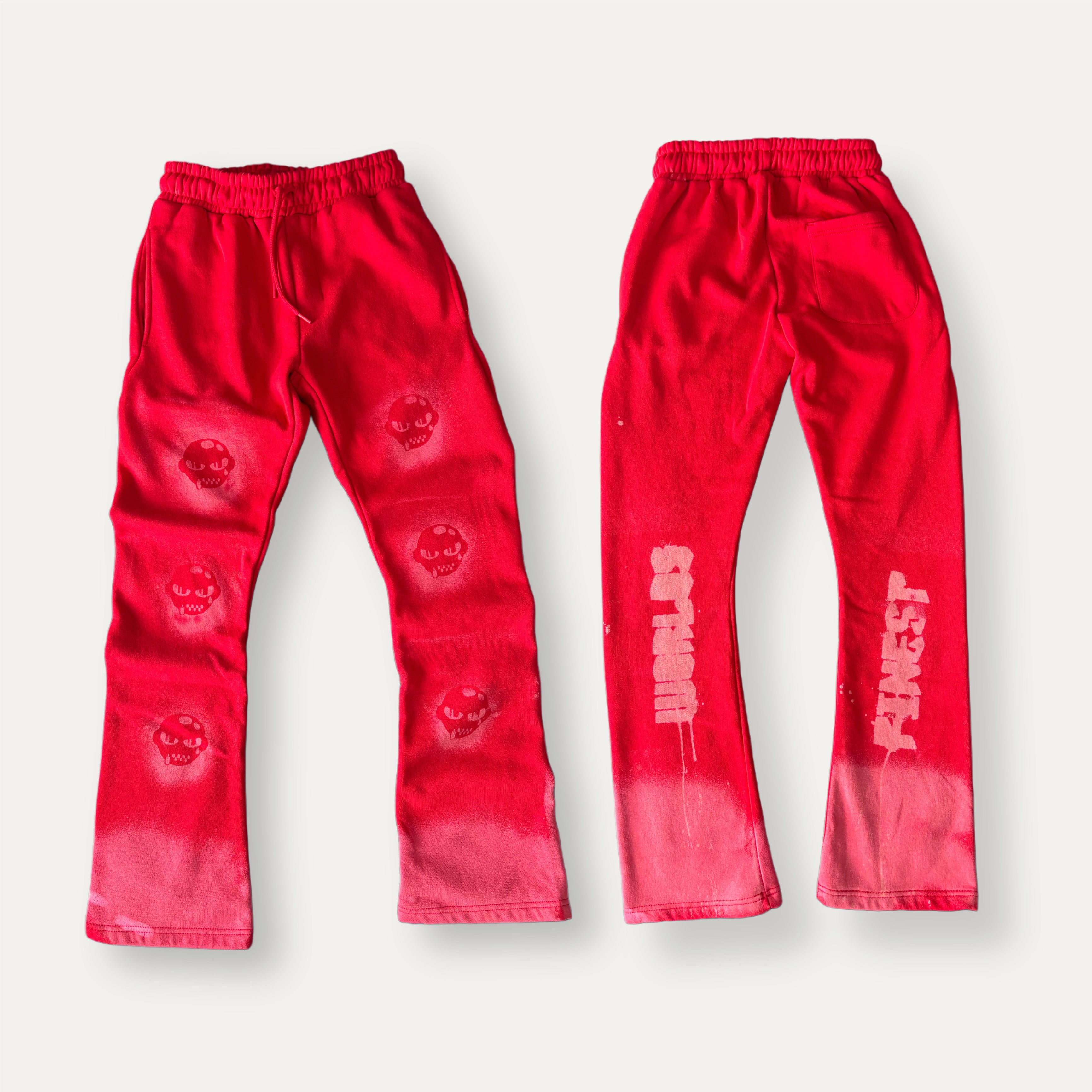 Gunna Red Flair Logo Pants