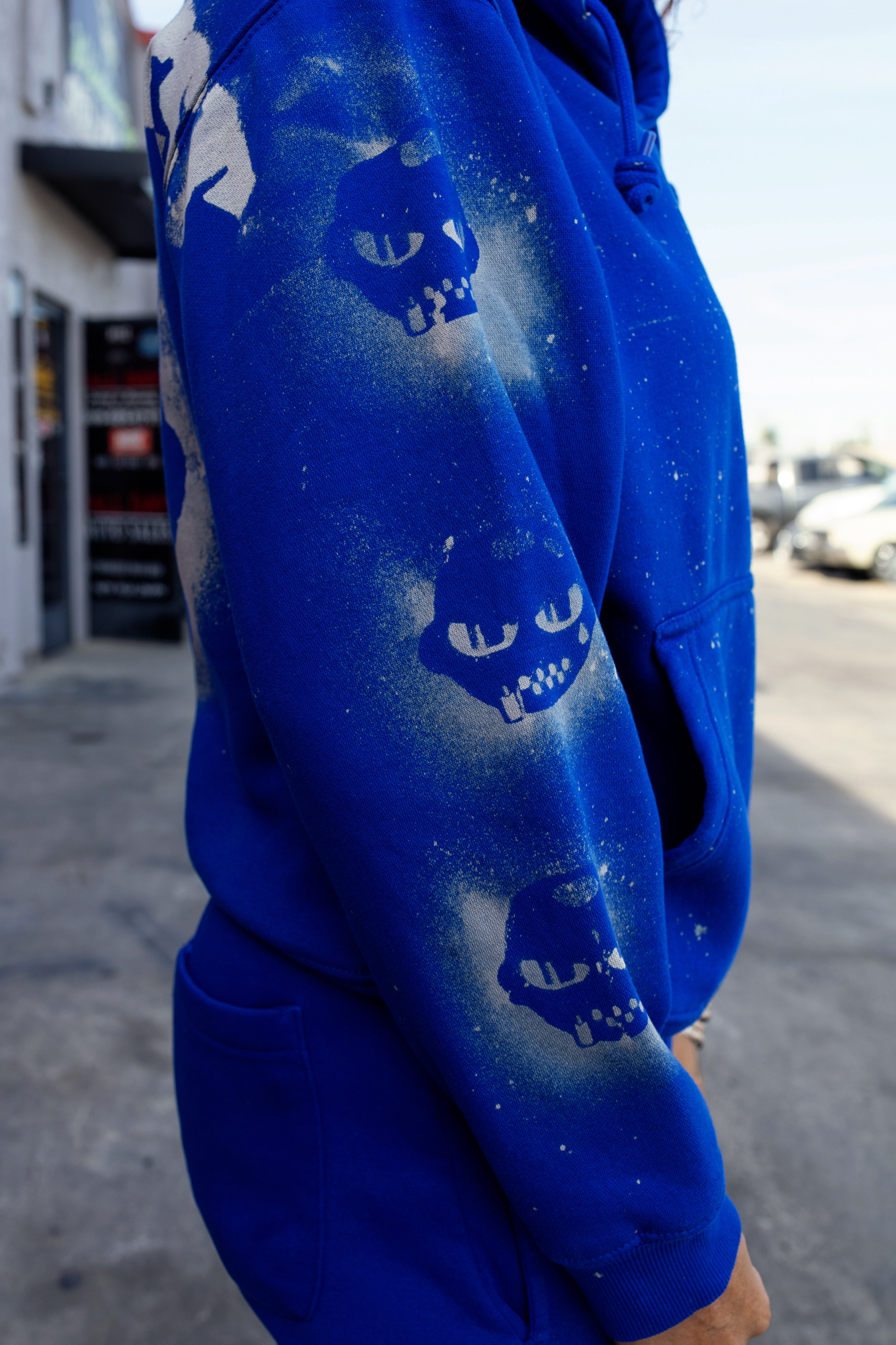 Gunna Blue Flair Logo Sweat Suit