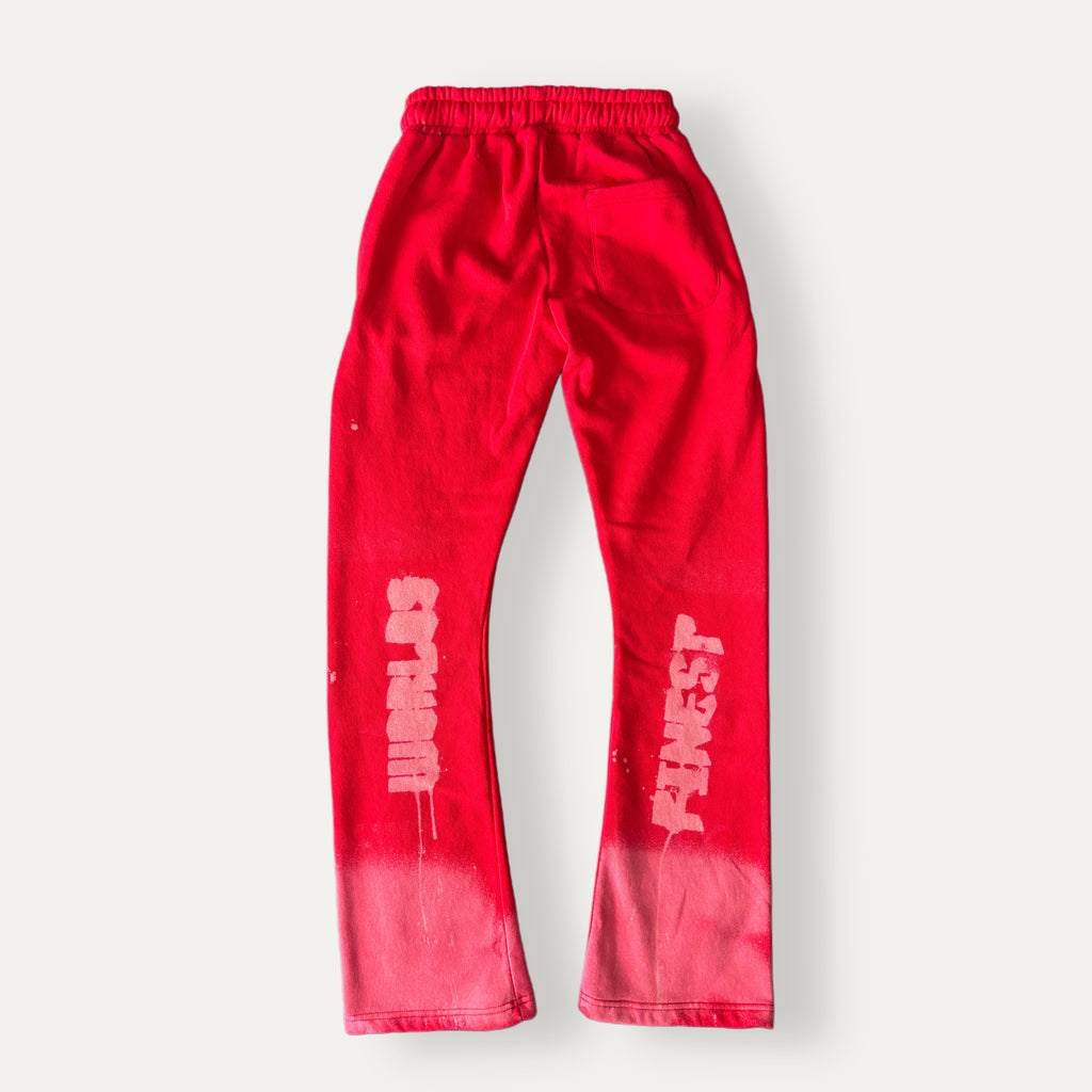 Gunna Red Flair Logo Pants